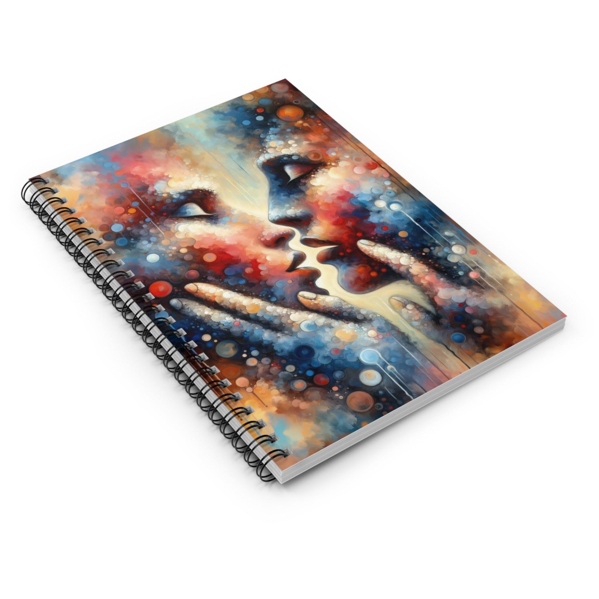 Dialogue Trust Tachism Spiral Notebook - Ruled Line - ATUH.ART