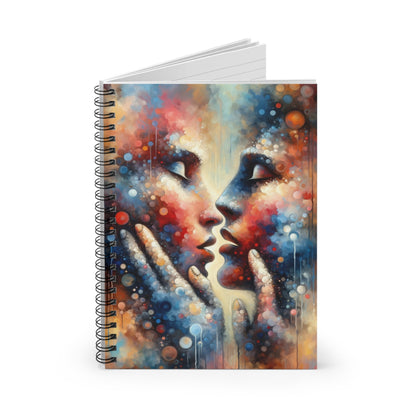 Dialogue Trust Tachism Spiral Notebook - Ruled Line - ATUH.ART