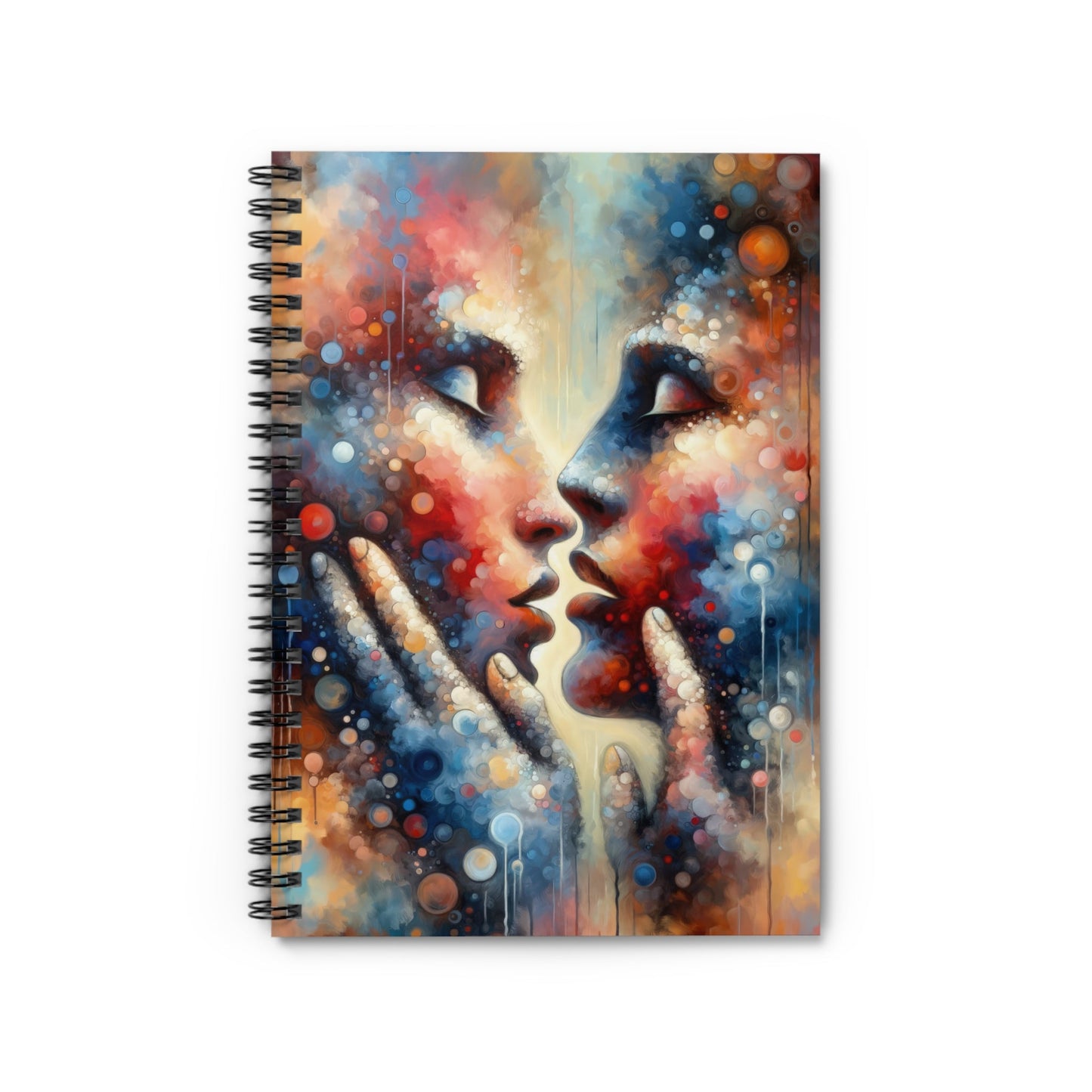 Dialogue Trust Tachism Spiral Notebook - Ruled Line - ATUH.ART