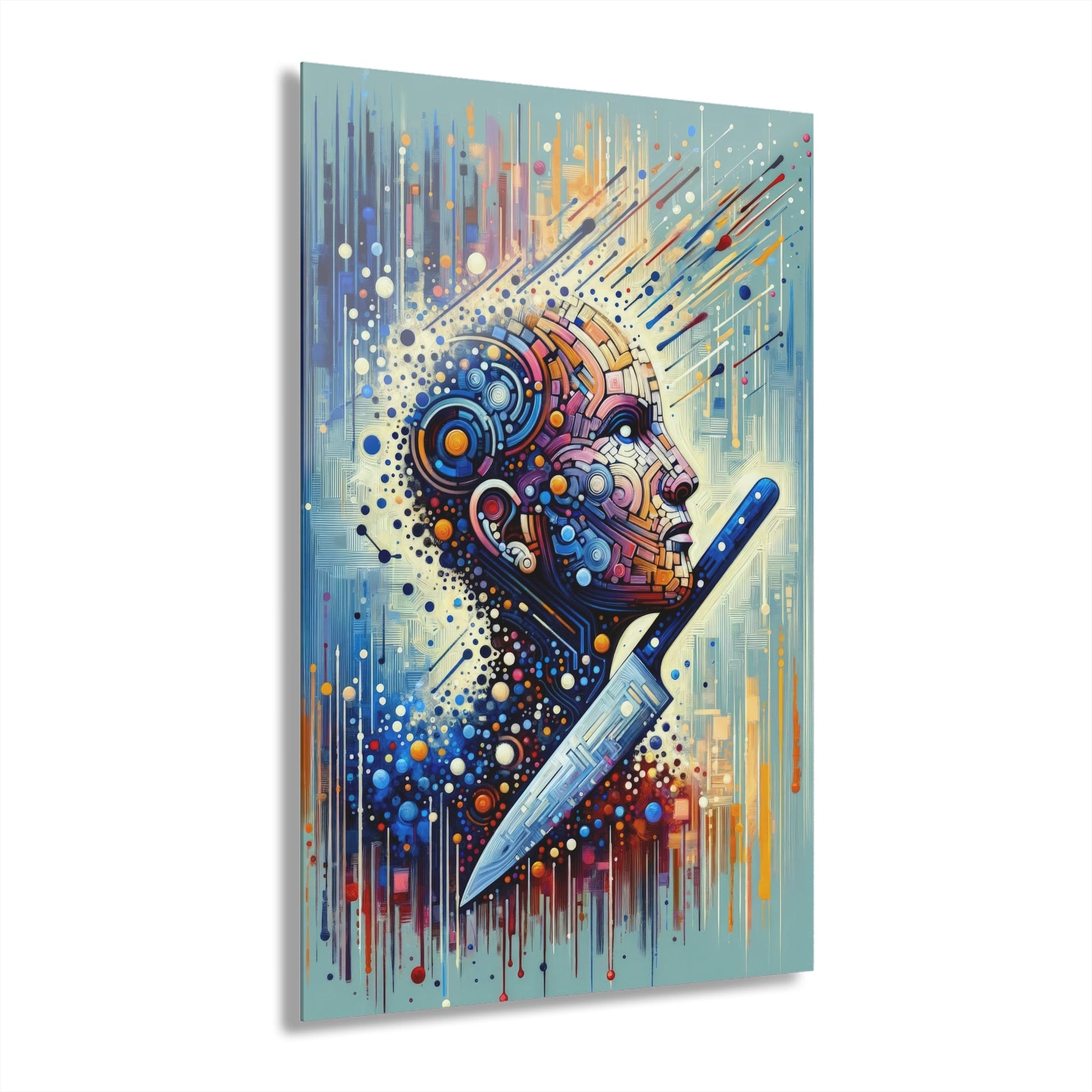 Digital Carving Abstract Acrylic Prints (French Cleat Hanging) - ATUH.ART