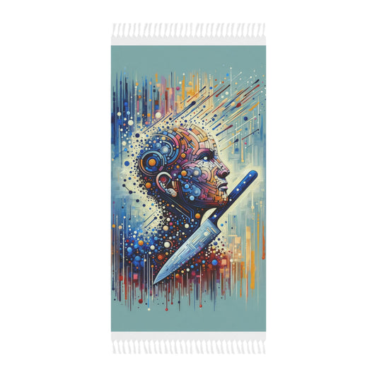 Digital Carving Abstract Boho Beach Cloth - ATUH.ART