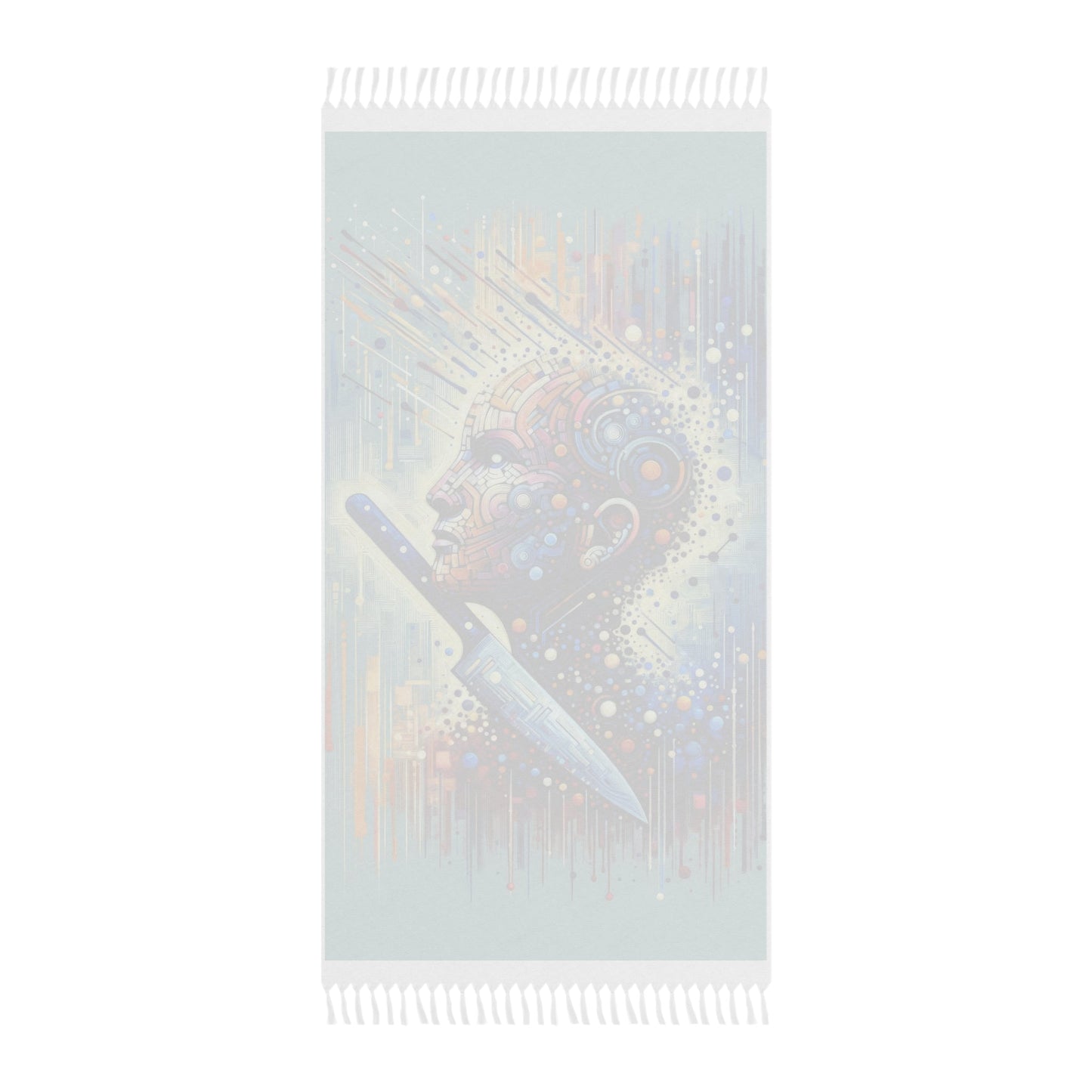 Digital Carving Abstract Boho Beach Cloth - ATUH.ART
