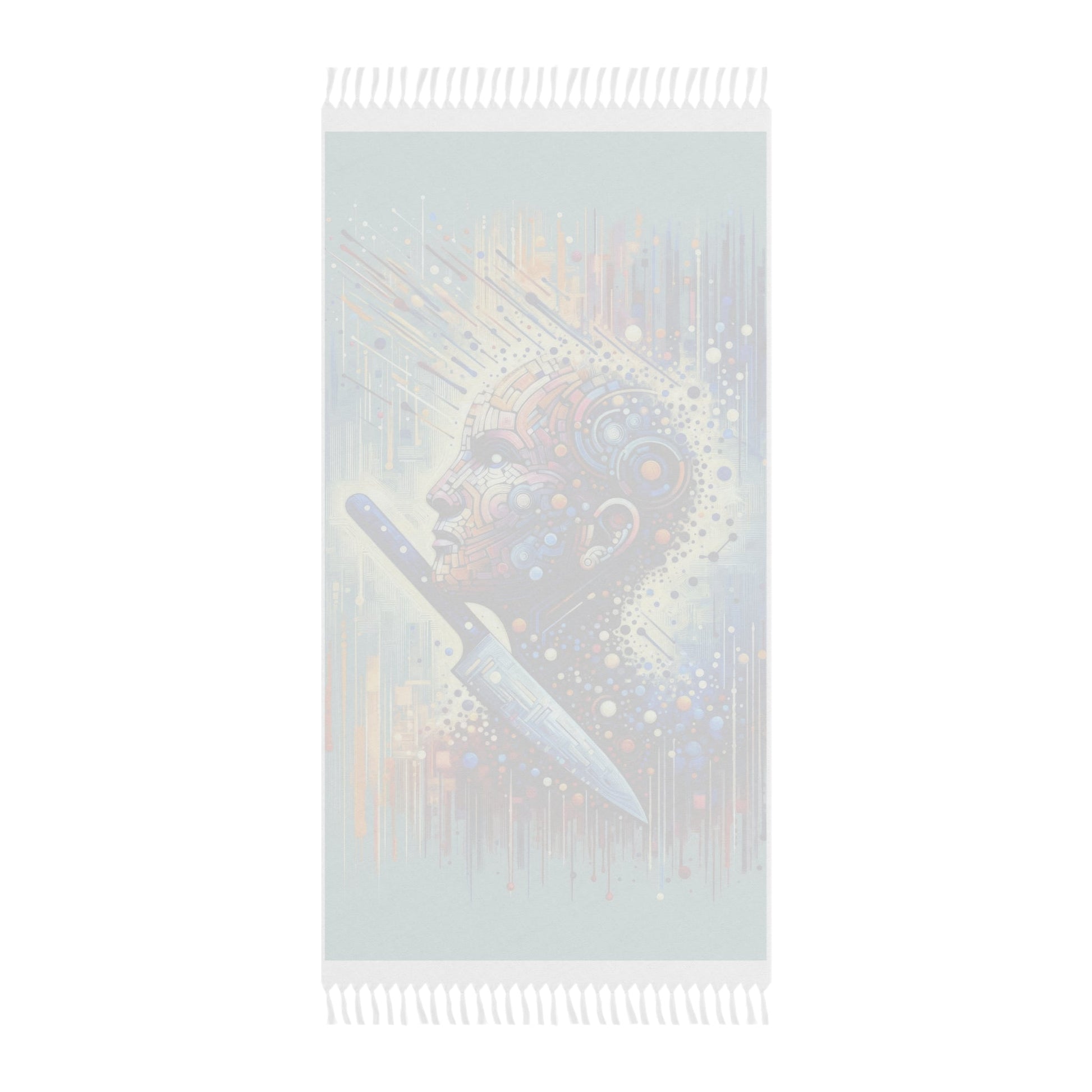 Digital Carving Abstract Boho Beach Cloth - ATUH.ART