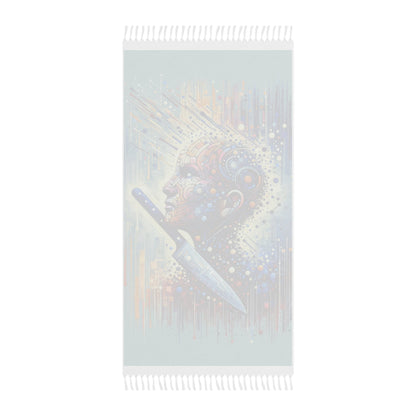 Digital Carving Abstract Boho Beach Cloth - ATUH.ART