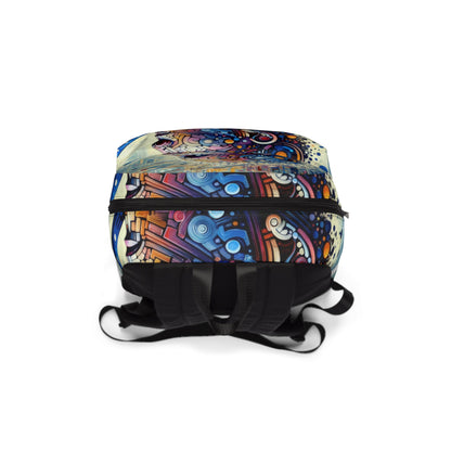 Digital Carving Abstract Unisex Classic Backpack - ATUH.ART