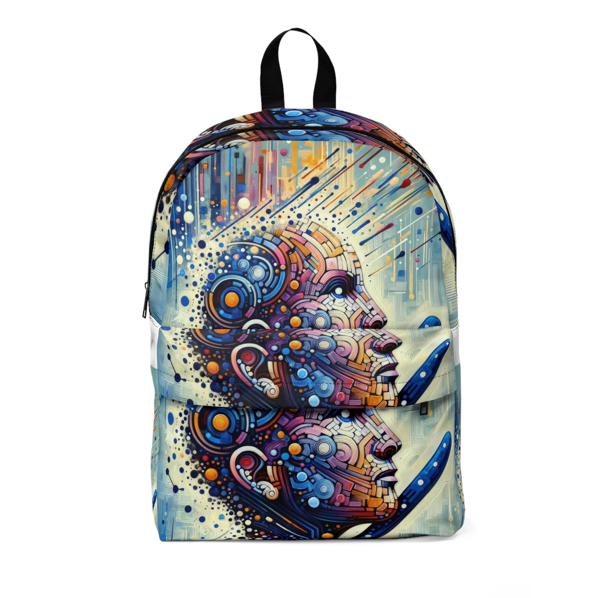 Digital Carving Abstract Unisex Classic Backpack - ATUH.ART