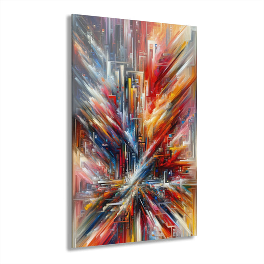 Digital Chaos Symphony Acrylic Prints (French Cleat Hanging) - ATUH.ART