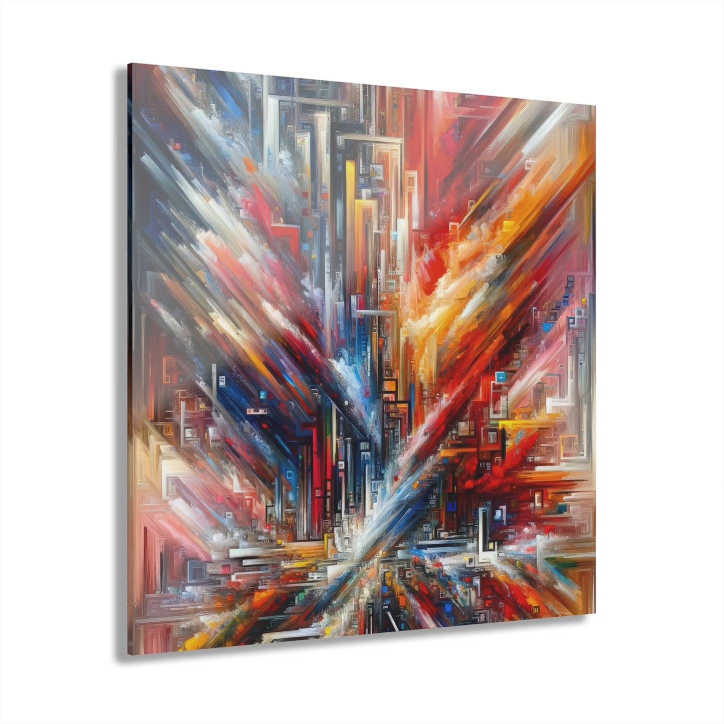 Digital Chaos Symphony Acrylic Prints (French Cleat Hanging) - ATUH.ART