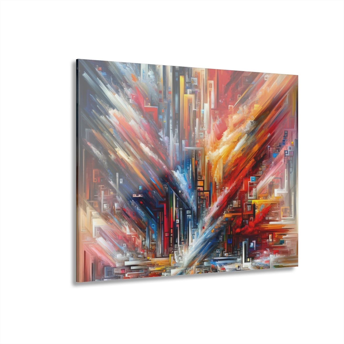 Digital Chaos Symphony Acrylic Prints (French Cleat Hanging) - ATUH.ART