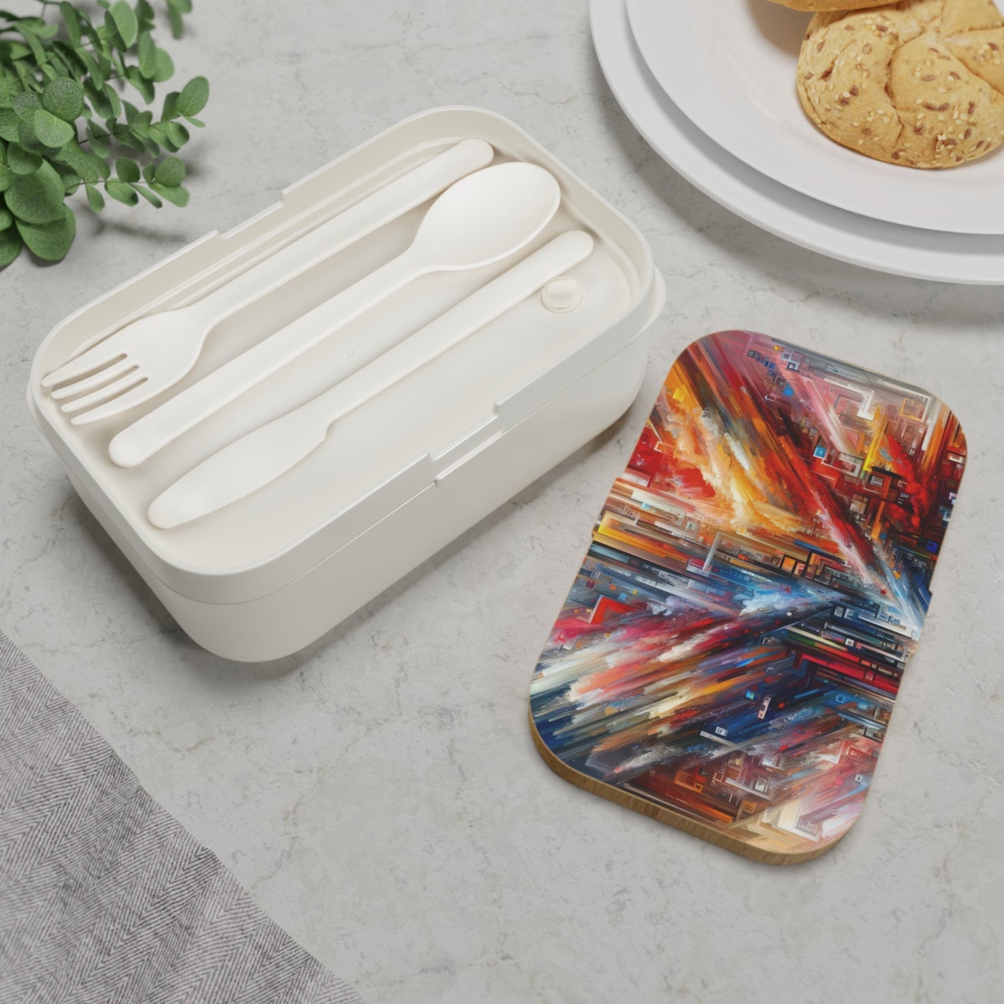 Digital Chaos Symphony Bento Lunch Box - ATUH.ART
