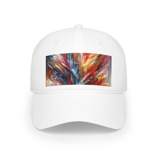 Digital Chaos Symphony Low Profile Baseball Cap - ATUH.ART