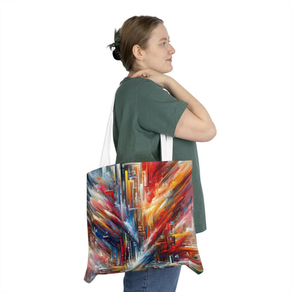 Digital Chaos Symphony Shoulder Tote Bag (AOP) - ATUH.ART