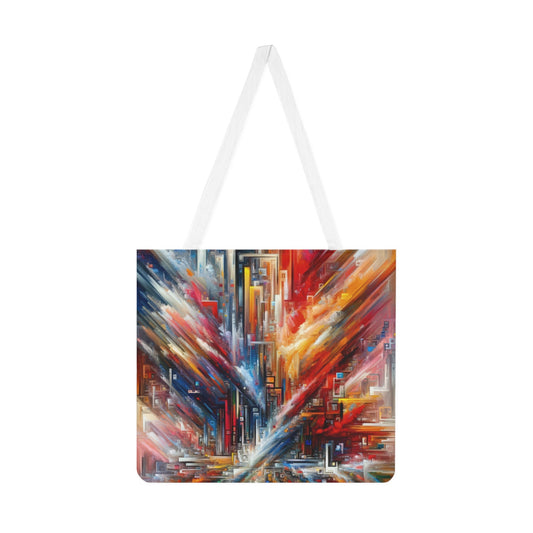 Digital Chaos Symphony Shoulder Tote Bag (AOP) - ATUH.ART