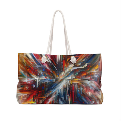 Digital Chaos Symphony Weekender Bag - ATUH.ART