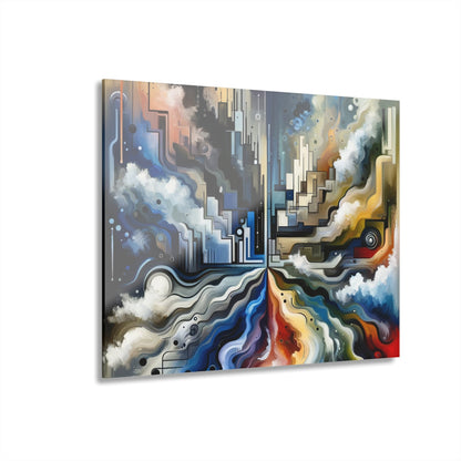 Digital Divide Navigation Acrylic Prints (French Cleat Hanging) - ATUH.ART