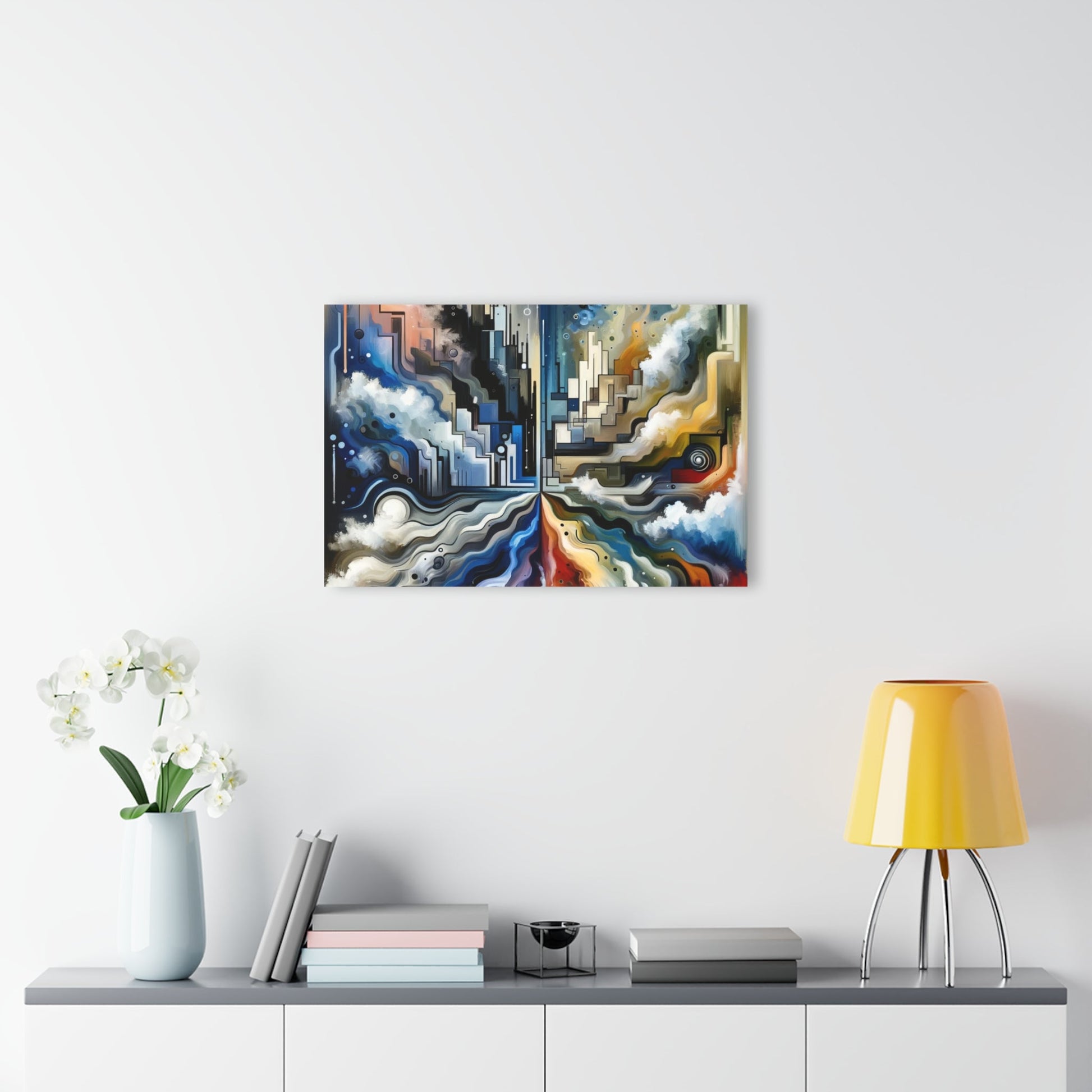 Digital Divide Navigation Acrylic Prints (French Cleat Hanging) - ATUH.ART