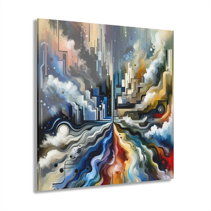 Digital Divide Navigation Acrylic Prints (French Cleat Hanging) - ATUH.ART