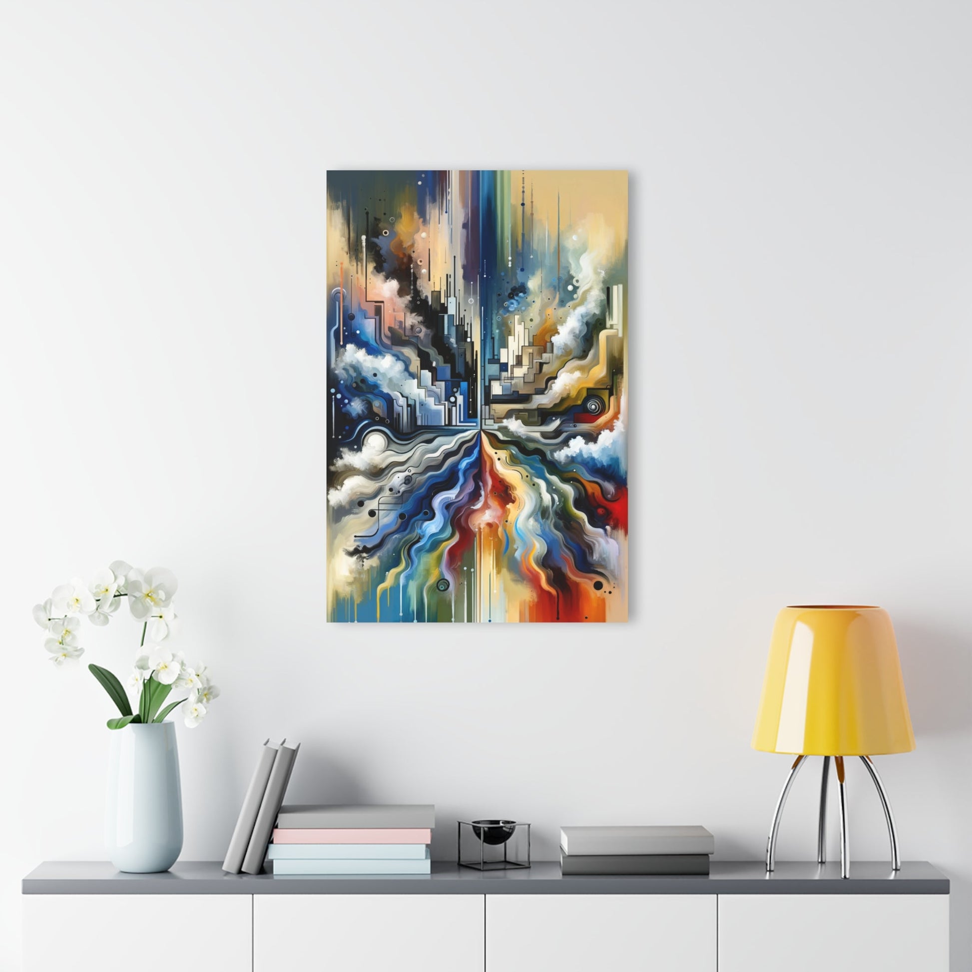 Digital Divide Navigation Acrylic Prints (French Cleat Hanging) - ATUH.ART