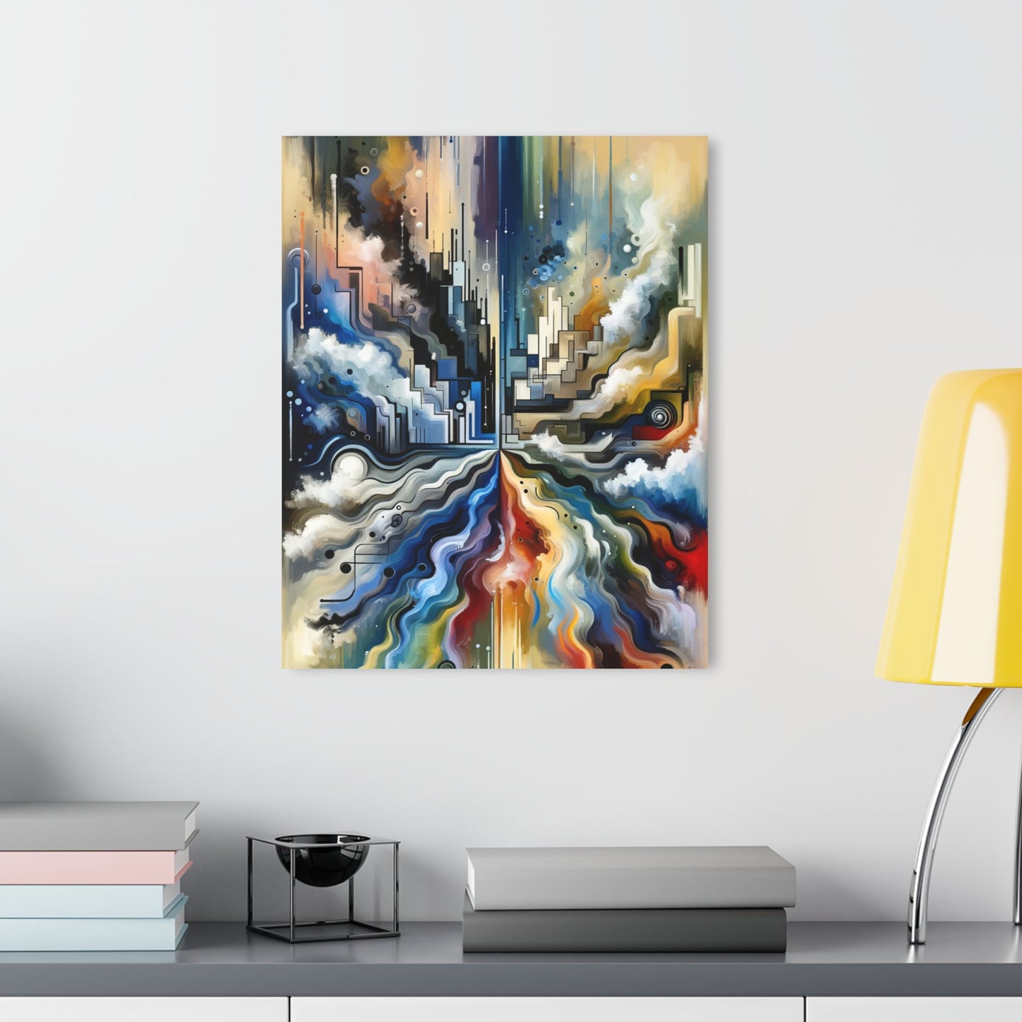 Digital Divide Navigation Acrylic Prints (French Cleat Hanging) - ATUH.ART