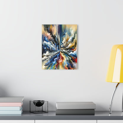 Digital Divide Navigation Acrylic Prints (French Cleat Hanging) - ATUH.ART