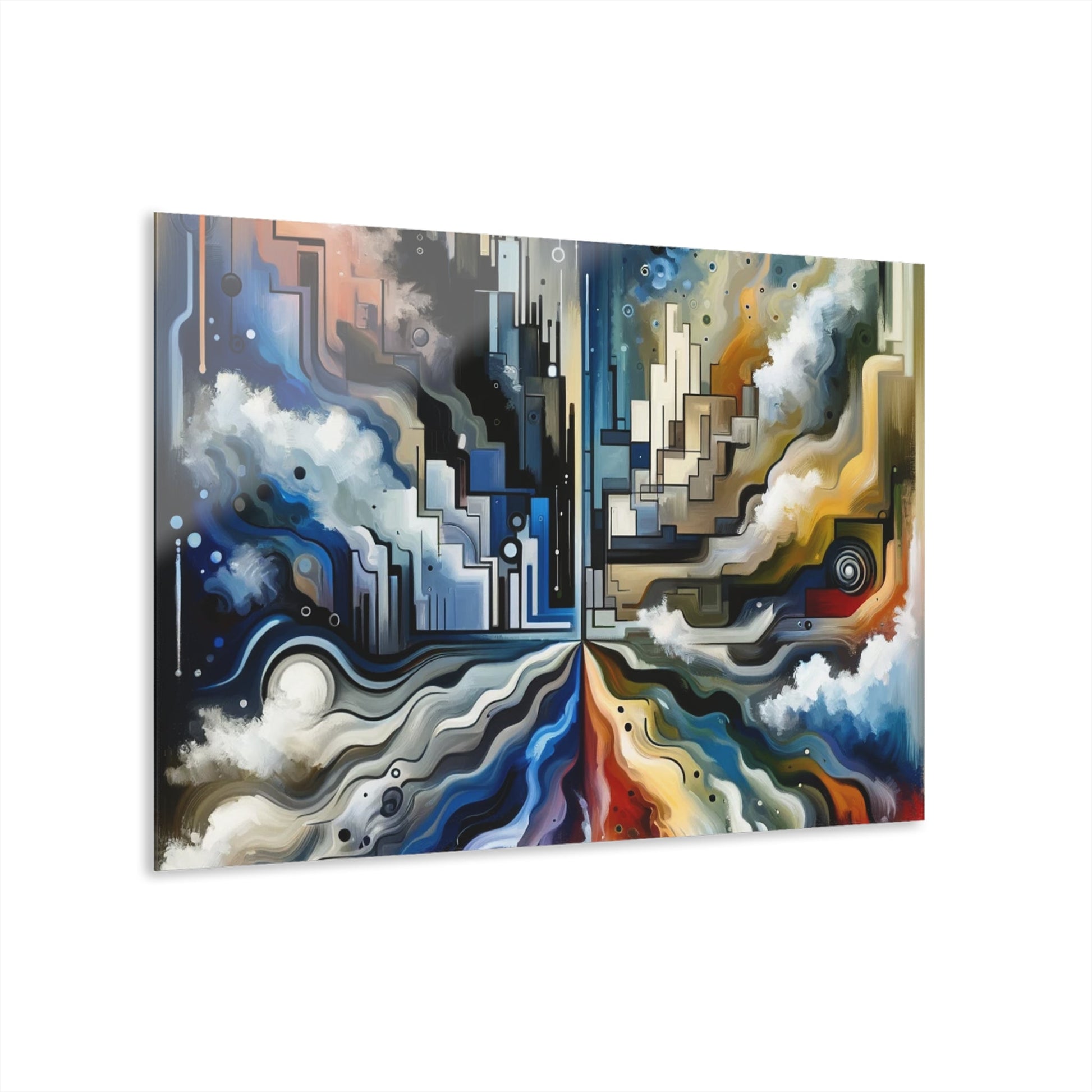Digital Divide Navigation Acrylic Prints (French Cleat Hanging) - ATUH.ART