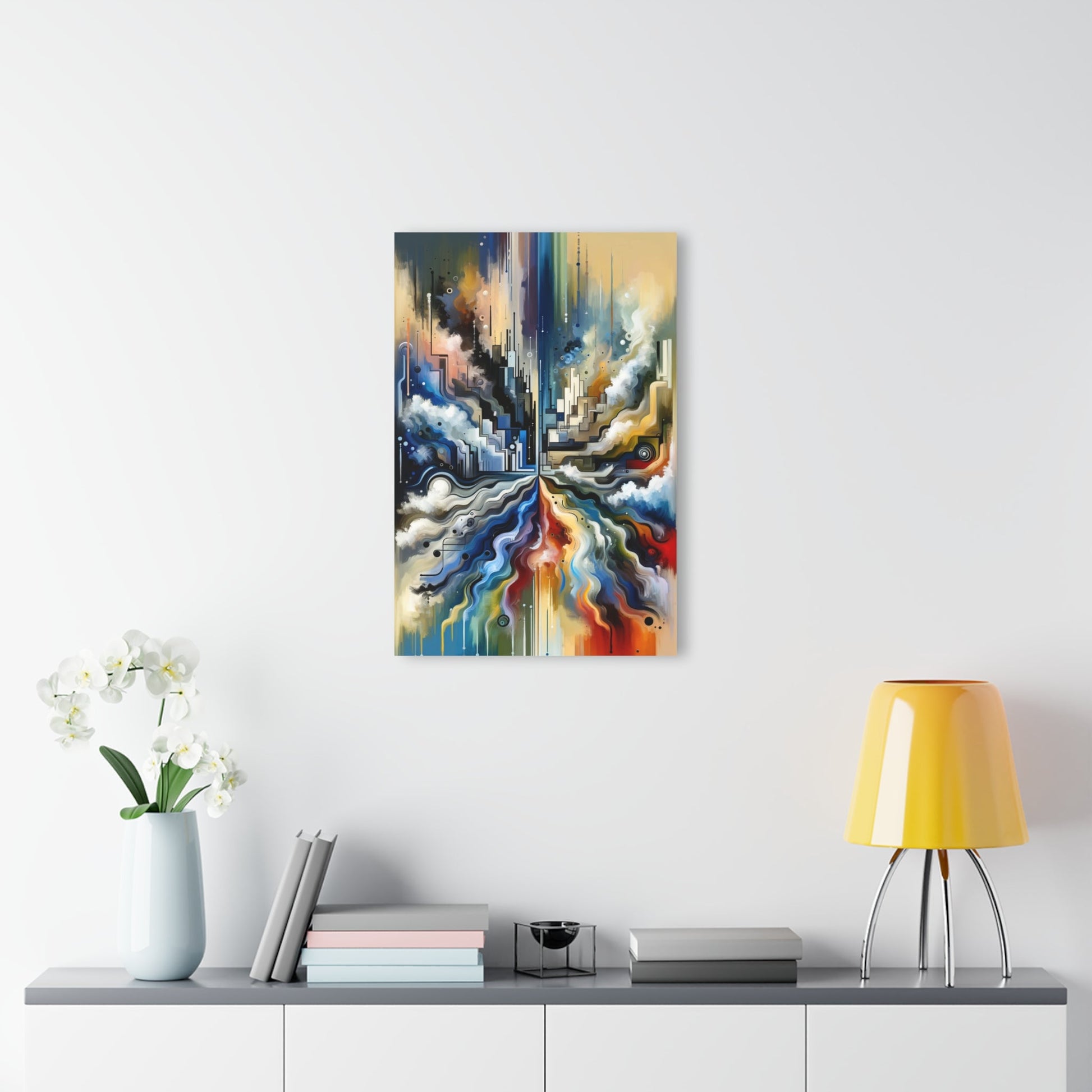 Digital Divide Navigation Acrylic Prints (French Cleat Hanging) - ATUH.ART