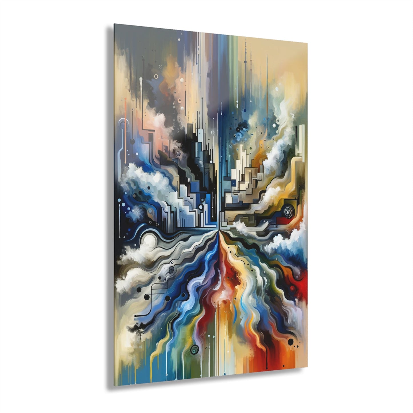 Digital Divide Navigation Acrylic Prints (French Cleat Hanging) - ATUH.ART
