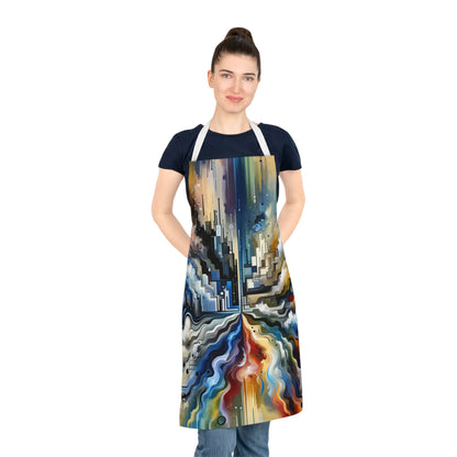 Digital Divide Navigation Adult Apron (AOP) - ATUH.ART