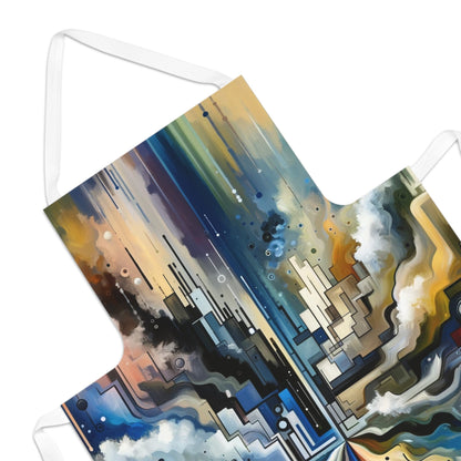 Digital Divide Navigation Adult Apron (AOP) - ATUH.ART