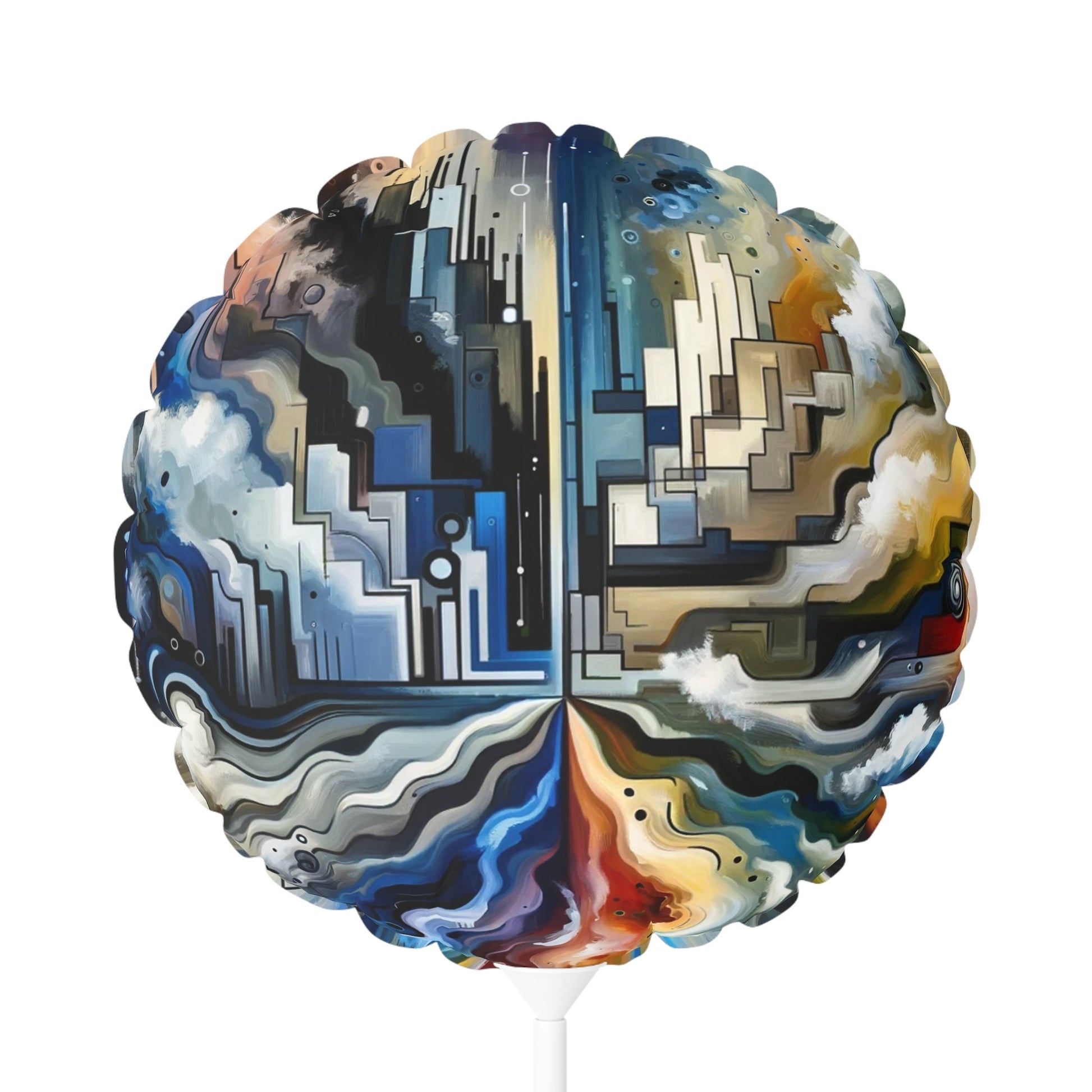 Digital Divide Navigation Balloon (Round and Heart-shaped), 11" - ATUH.ART