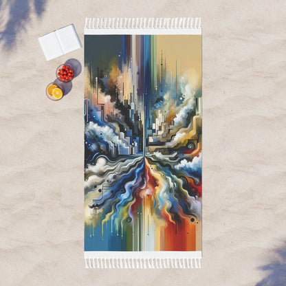 Digital Divide Navigation Boho Beach Cloth - ATUH.ART
