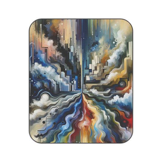 Digital Divide Navigation Picnic Blanket - ATUH.ART