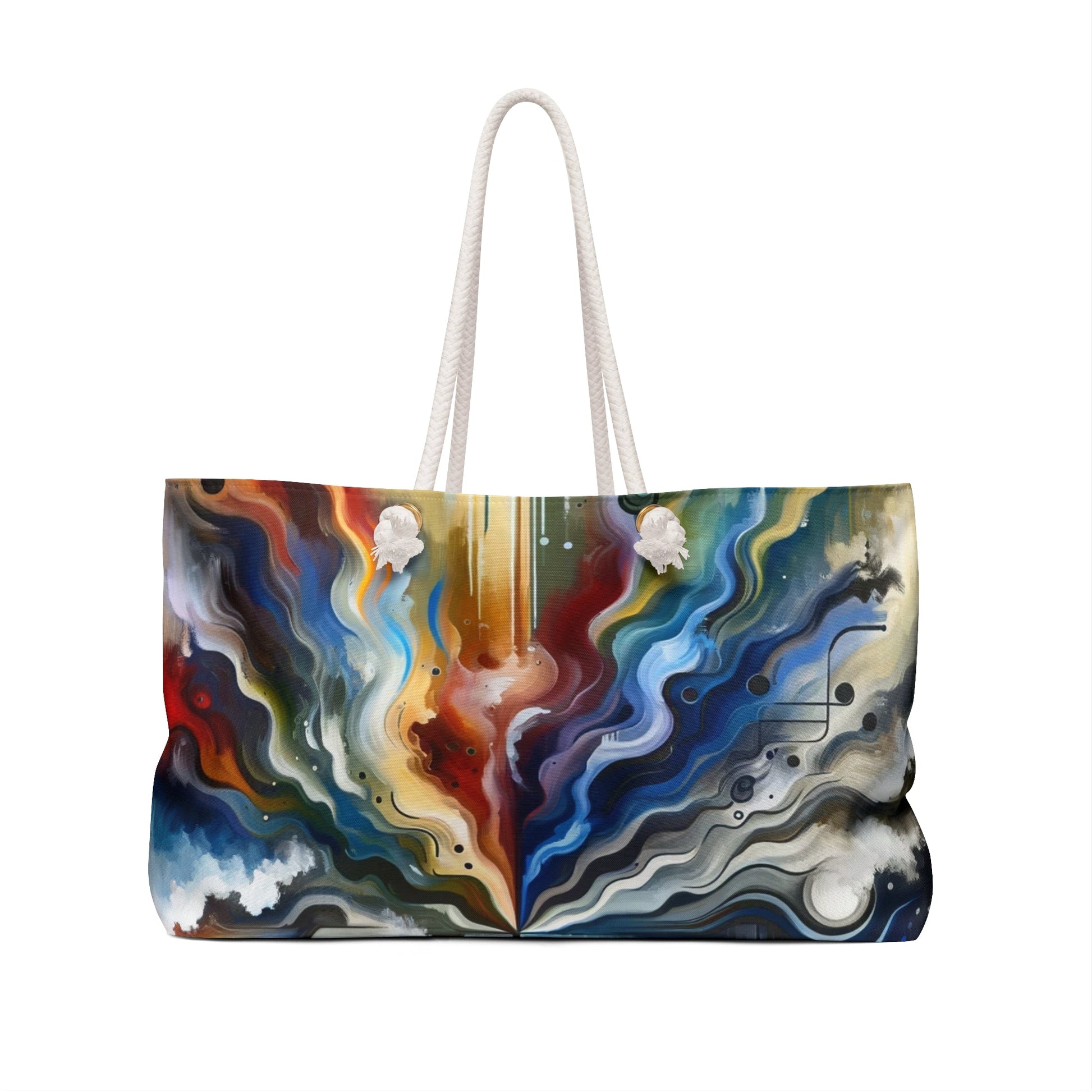 Digital Divide Navigation Weekender Bag - ATUH.ART