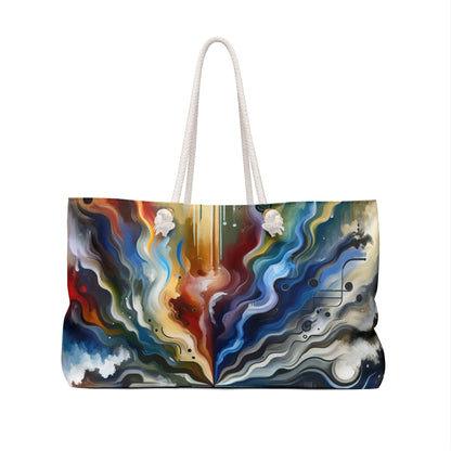 Digital Divide Navigation Weekender Bag - ATUH.ART
