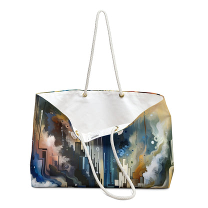 Digital Divide Navigation Weekender Bag - ATUH.ART