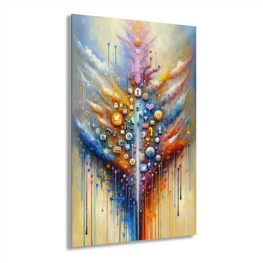 Digital Essence Revelation Acrylic Prints (French Cleat Hanging) - ATUH.ART