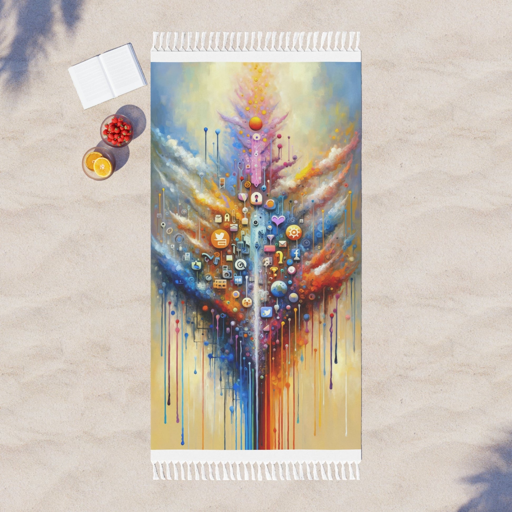 Digital Essence Revelation Boho Beach Cloth - ATUH.ART