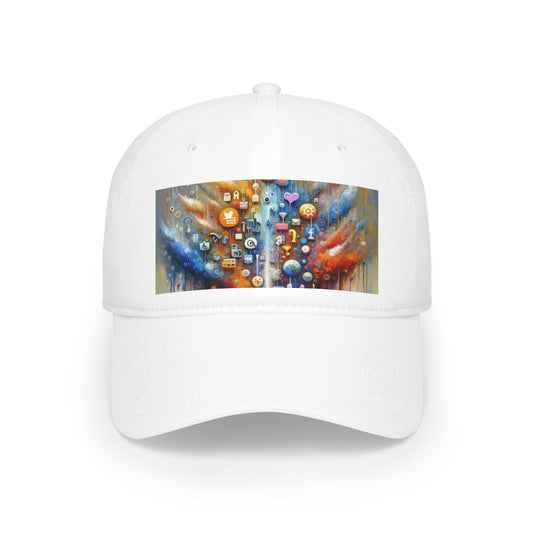 Digital Essence Revelation Low Profile Baseball Cap - ATUH.ART