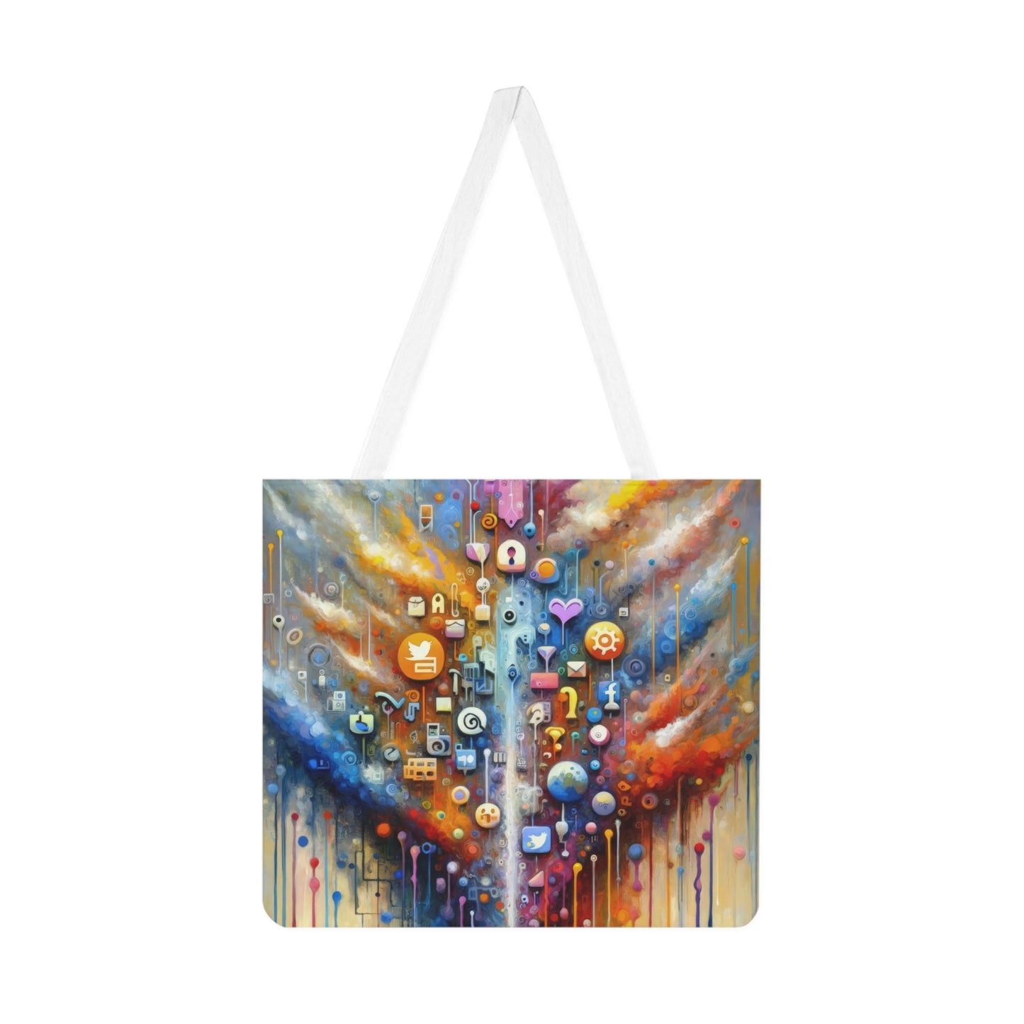 Digital Essence Revelation Shoulder Tote Bag (AOP) - ATUH.ART