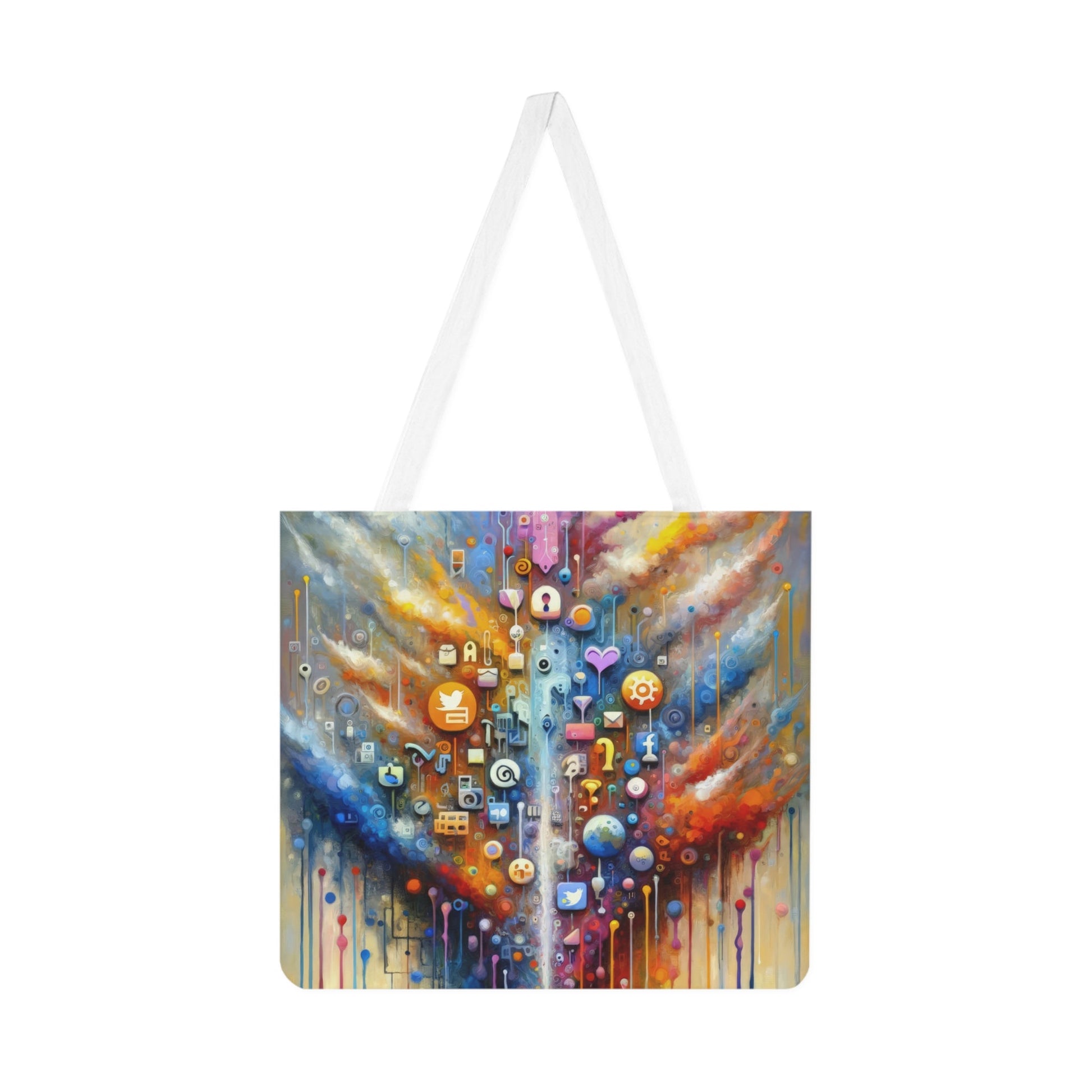 Digital Essence Revelation Shoulder Tote Bag (AOP) - ATUH.ART