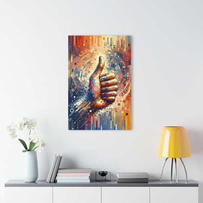 Digital Gratitude Nod Acrylic Prints (French Cleat Hanging) - ATUH.ART