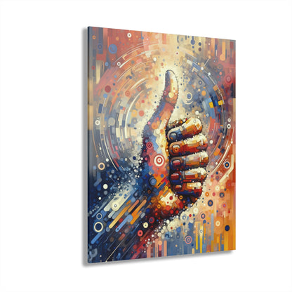 Digital Gratitude Nod Acrylic Prints (French Cleat Hanging) - ATUH.ART