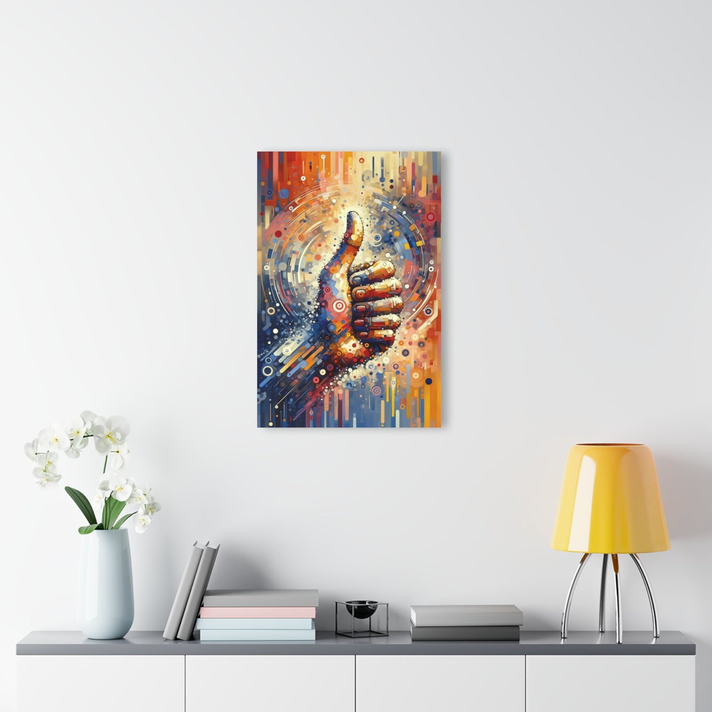 Digital Gratitude Nod Acrylic Prints (French Cleat Hanging) - ATUH.ART