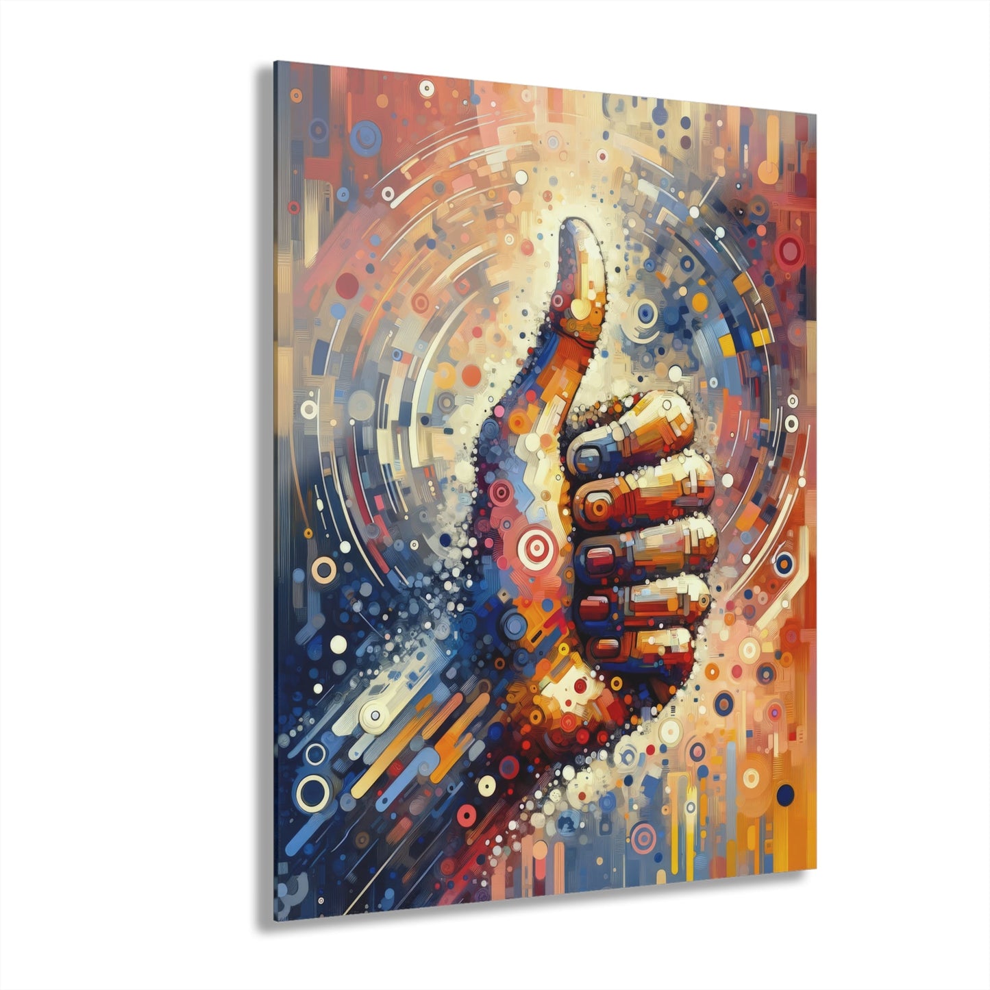 Digital Gratitude Nod Acrylic Prints (French Cleat Hanging) - ATUH.ART