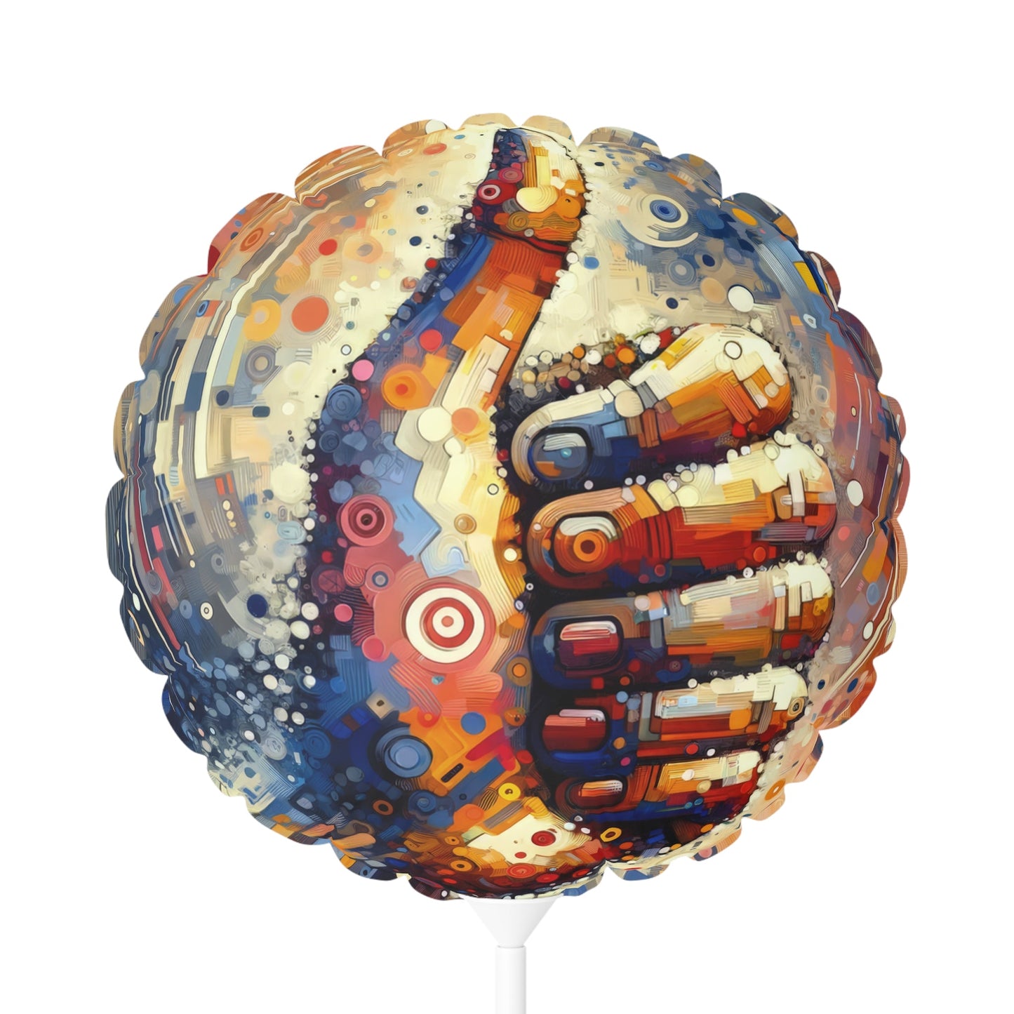 Digital Gratitude Nod Balloon (Round and Heart-shaped), 11" - ATUH.ART