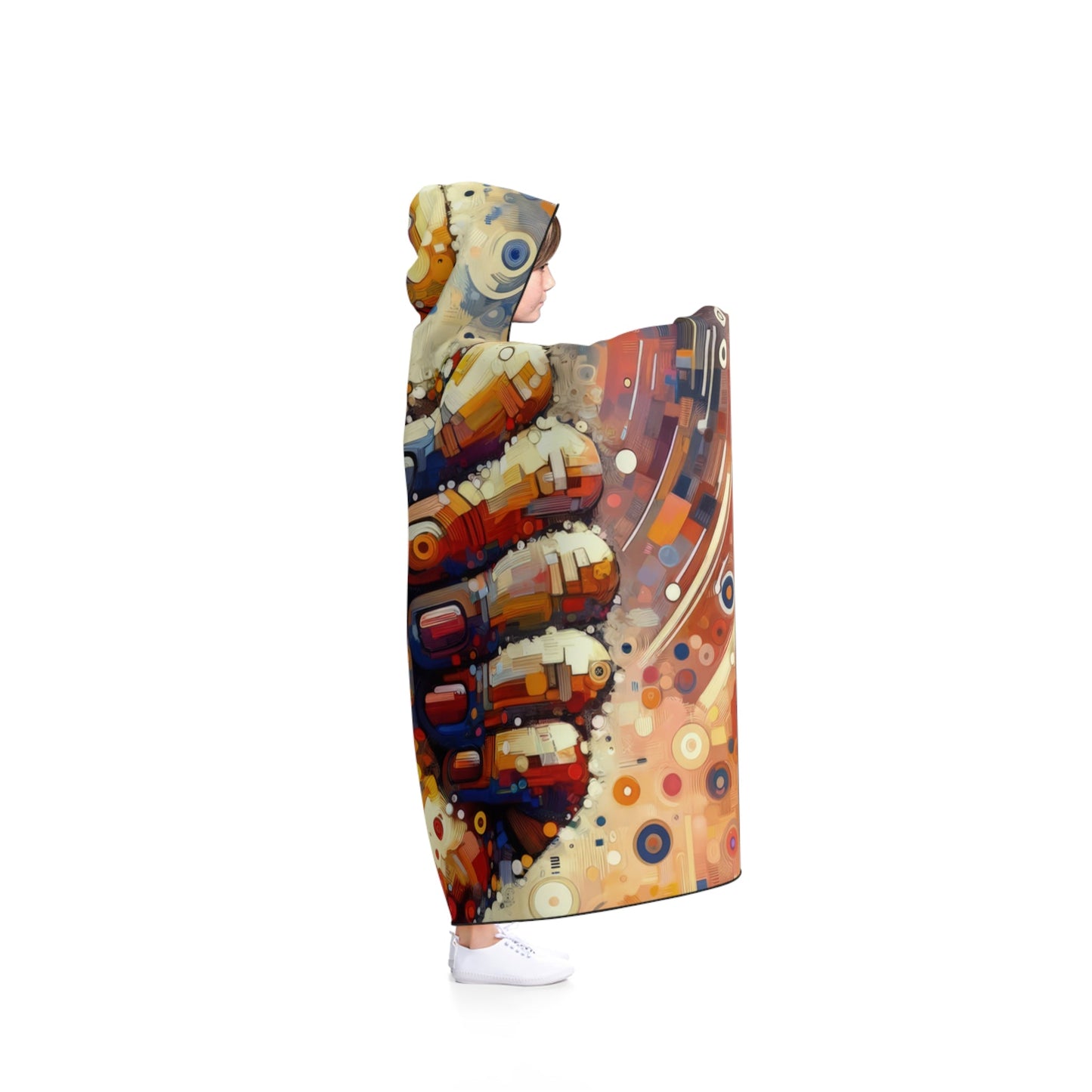 Digital Gratitude Nod Hooded Blanket - ATUH.ART