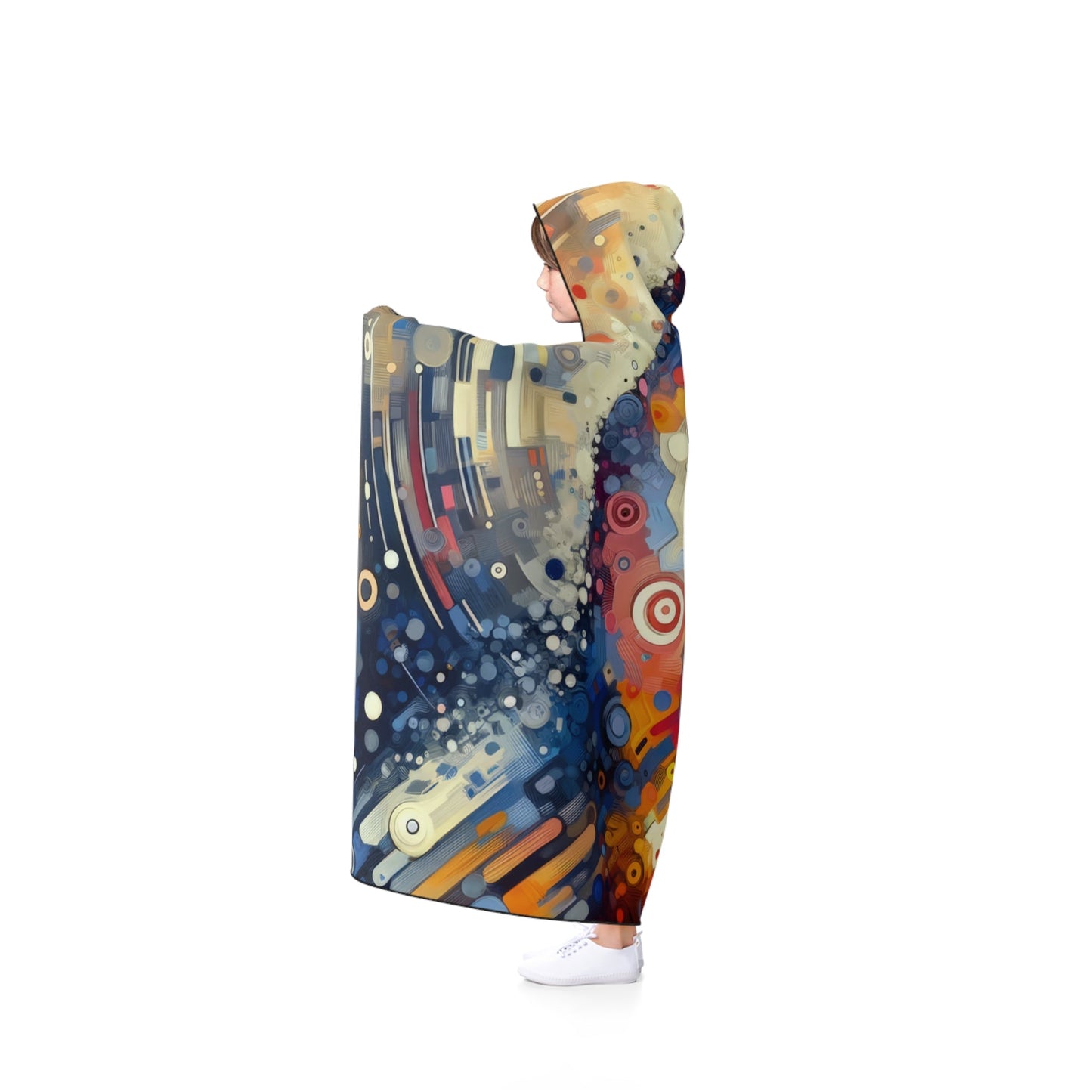 Digital Gratitude Nod Hooded Blanket - ATUH.ART