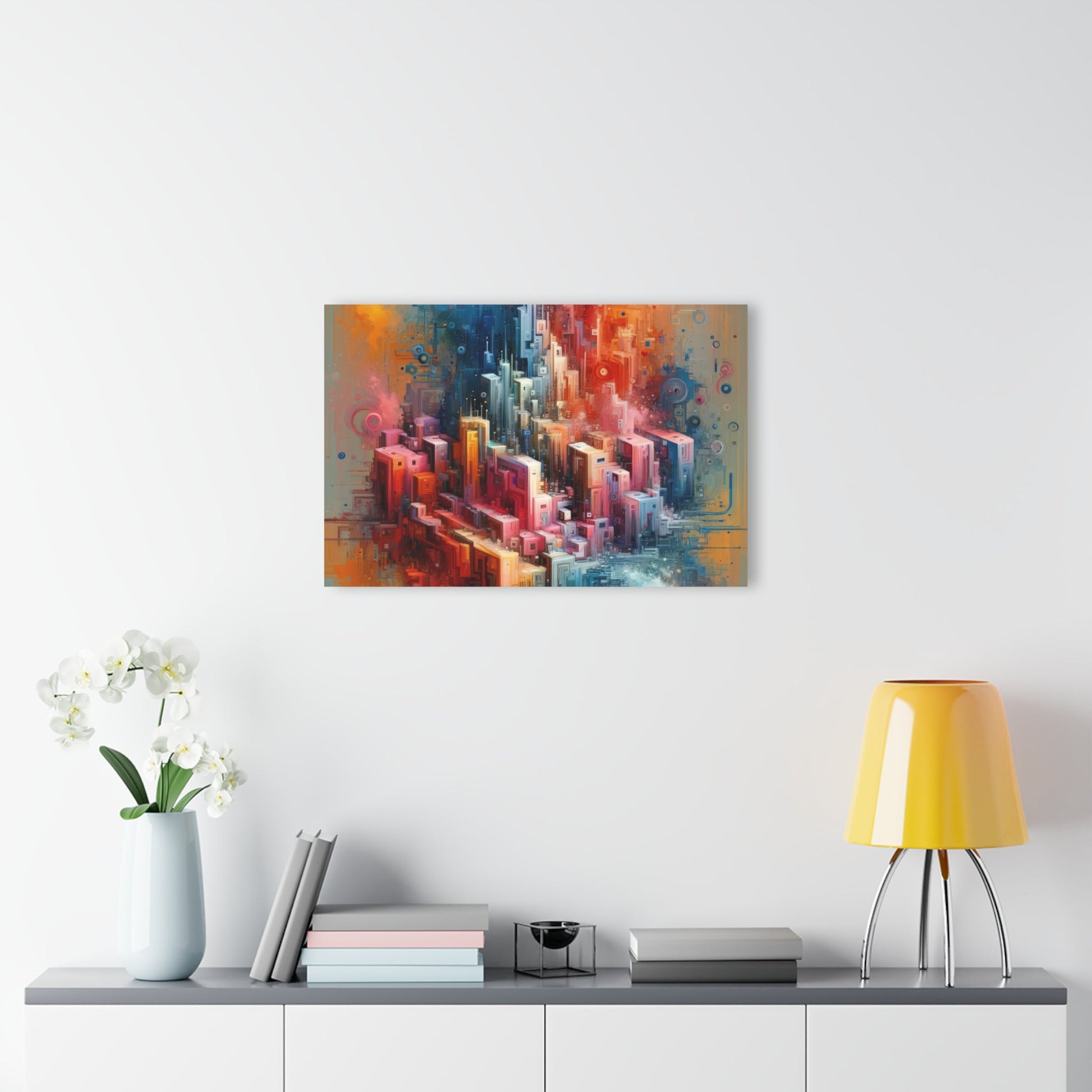 Digital Harmony Tachism Acrylic Prints (French Cleat Hanging) - ATUH.ART