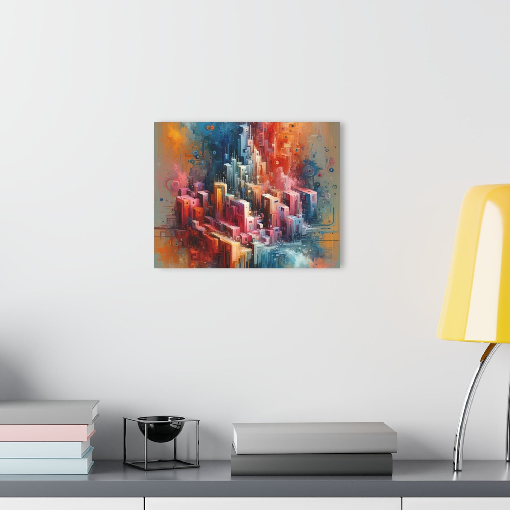 Digital Harmony Tachism Acrylic Prints (French Cleat Hanging) - ATUH.ART