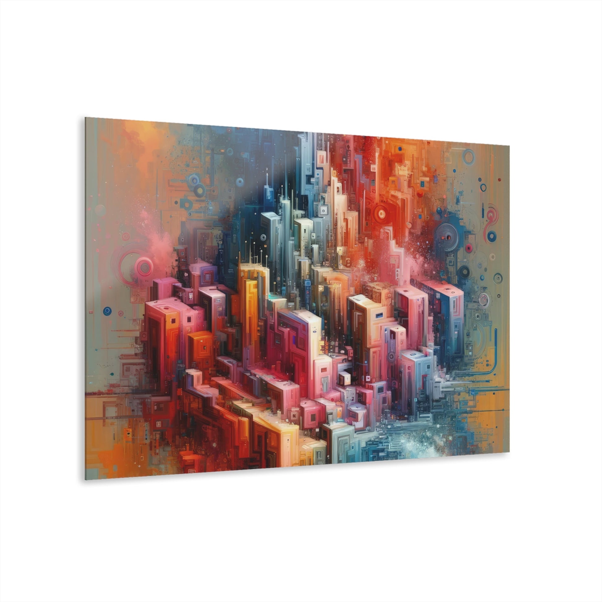 Digital Harmony Tachism Acrylic Prints (French Cleat Hanging) - ATUH.ART
